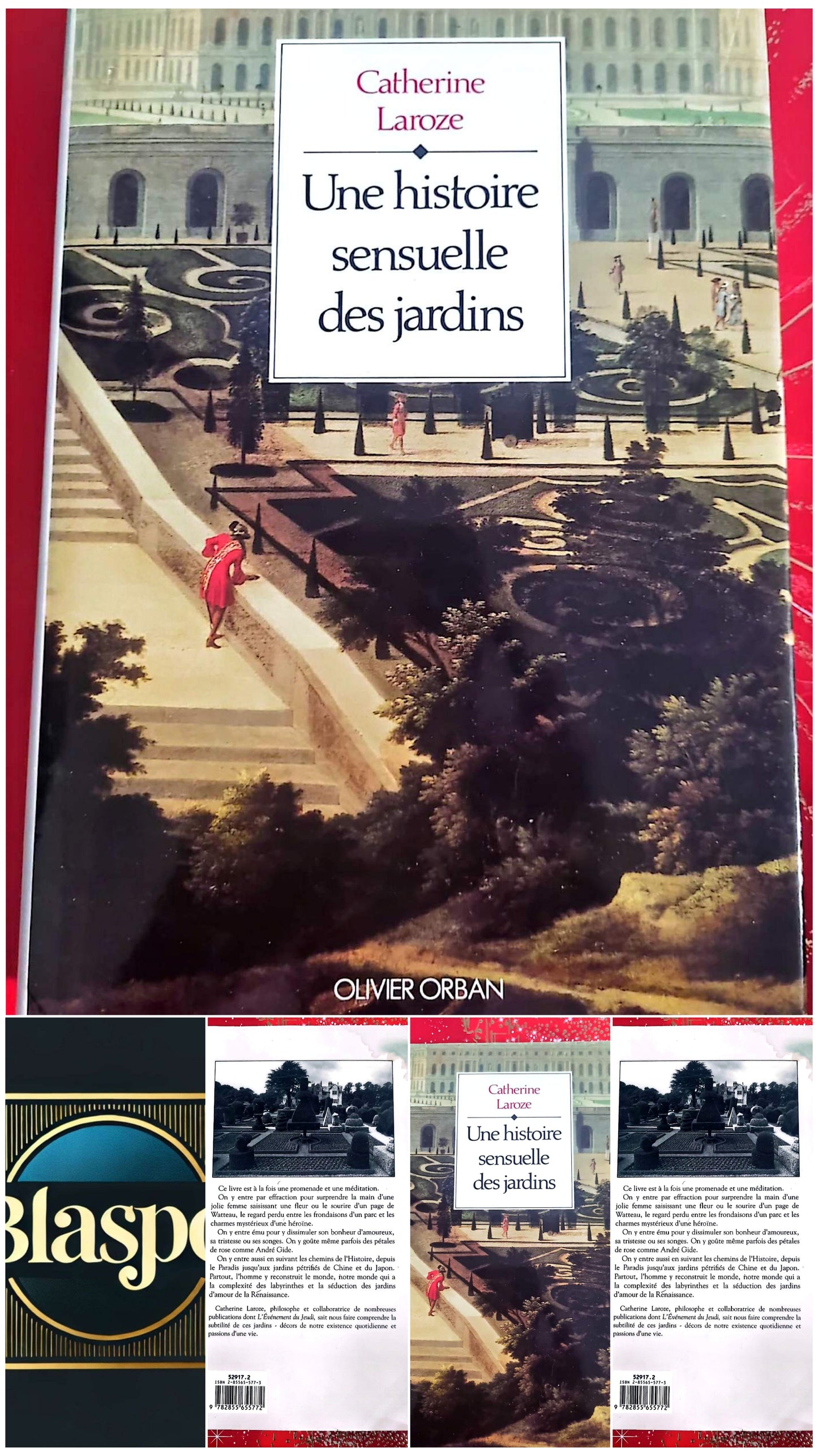Une histoire sensuelle des jardins – Catherine Laroze – Livre art et philosophie – Olivier Orban