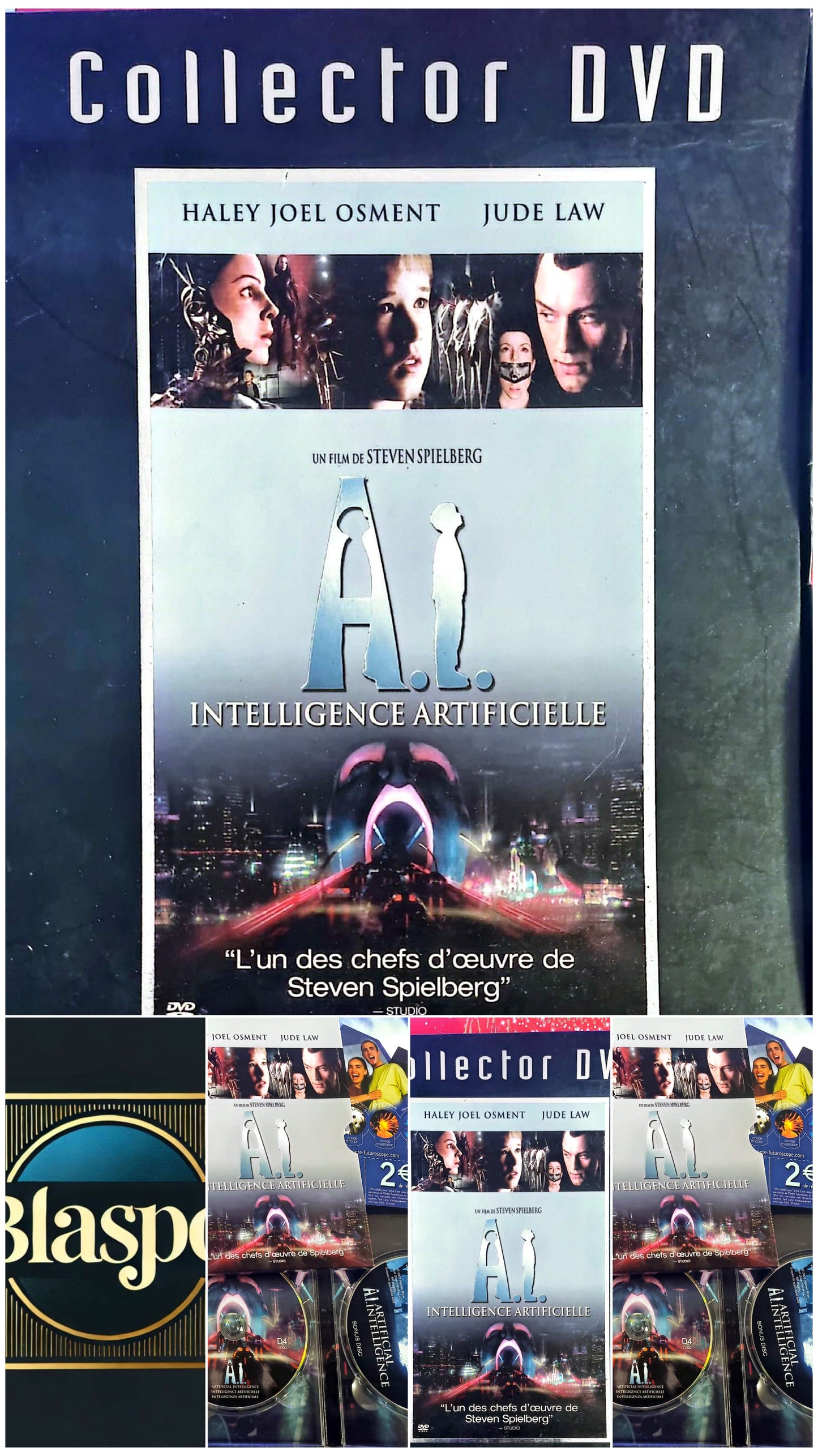 A.I. Intelligence Artificielle – Édition limitée Collector – Coffret DVD – Steven Spielberg