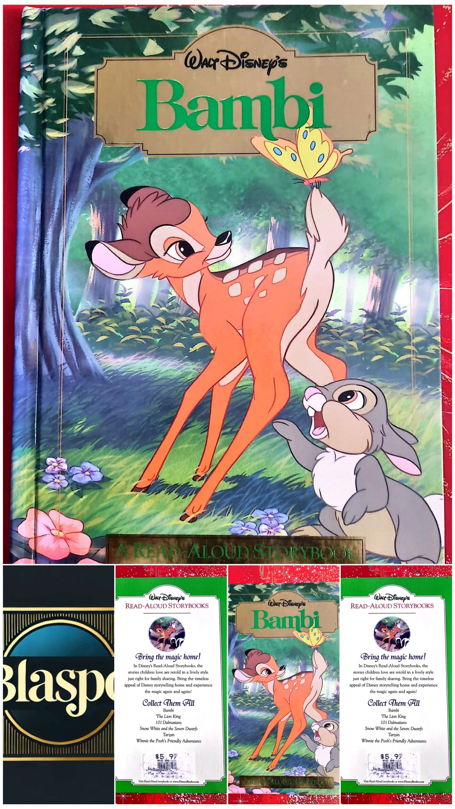 Bambi – Walt Disney – Read-Aloud Storybook – Album jeunesse illustré – Livre relié