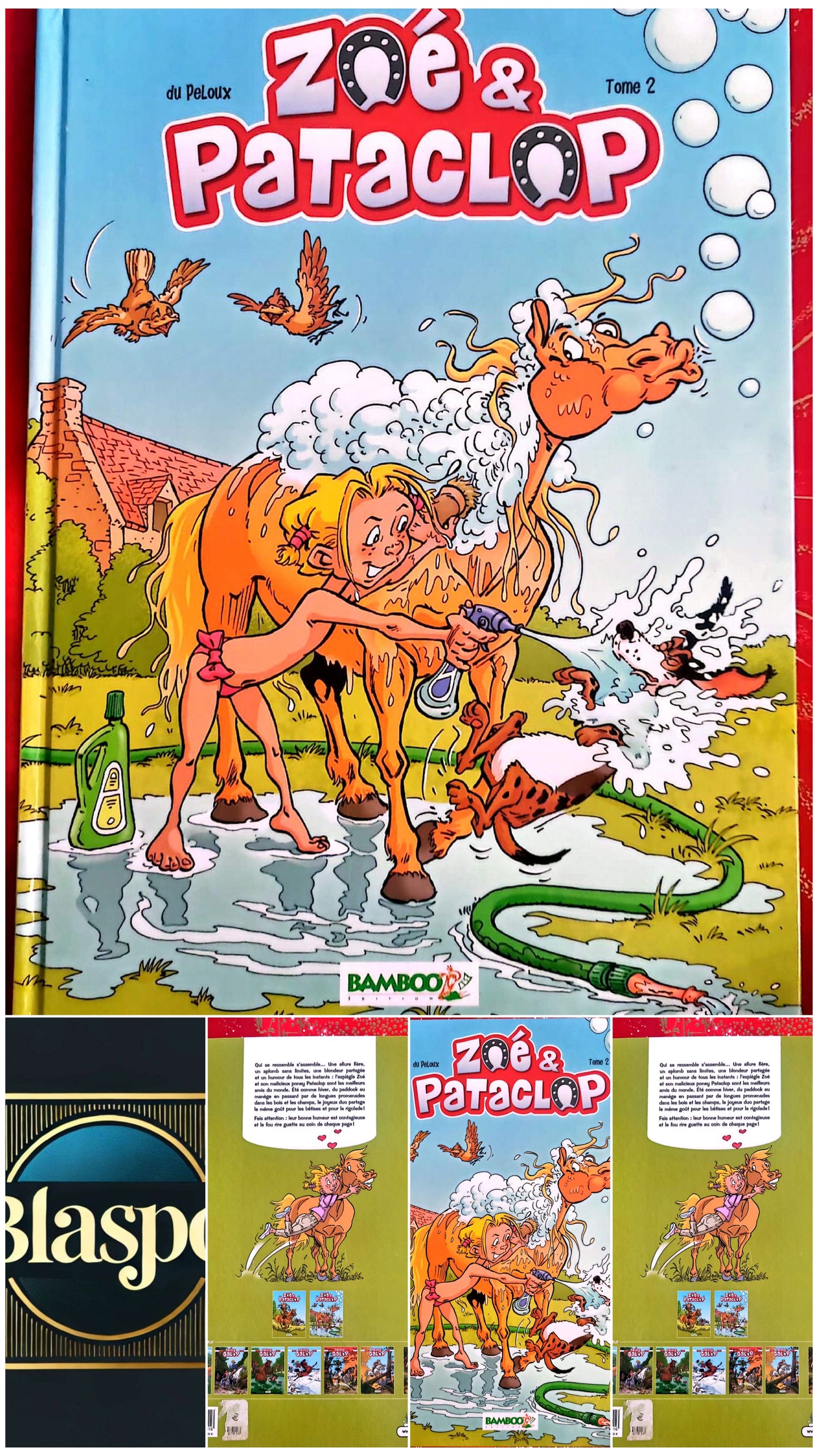 Zoé & Pataclop Tome 2 – Bande dessinée jeunesse – Album relié – Éditions Bamboo