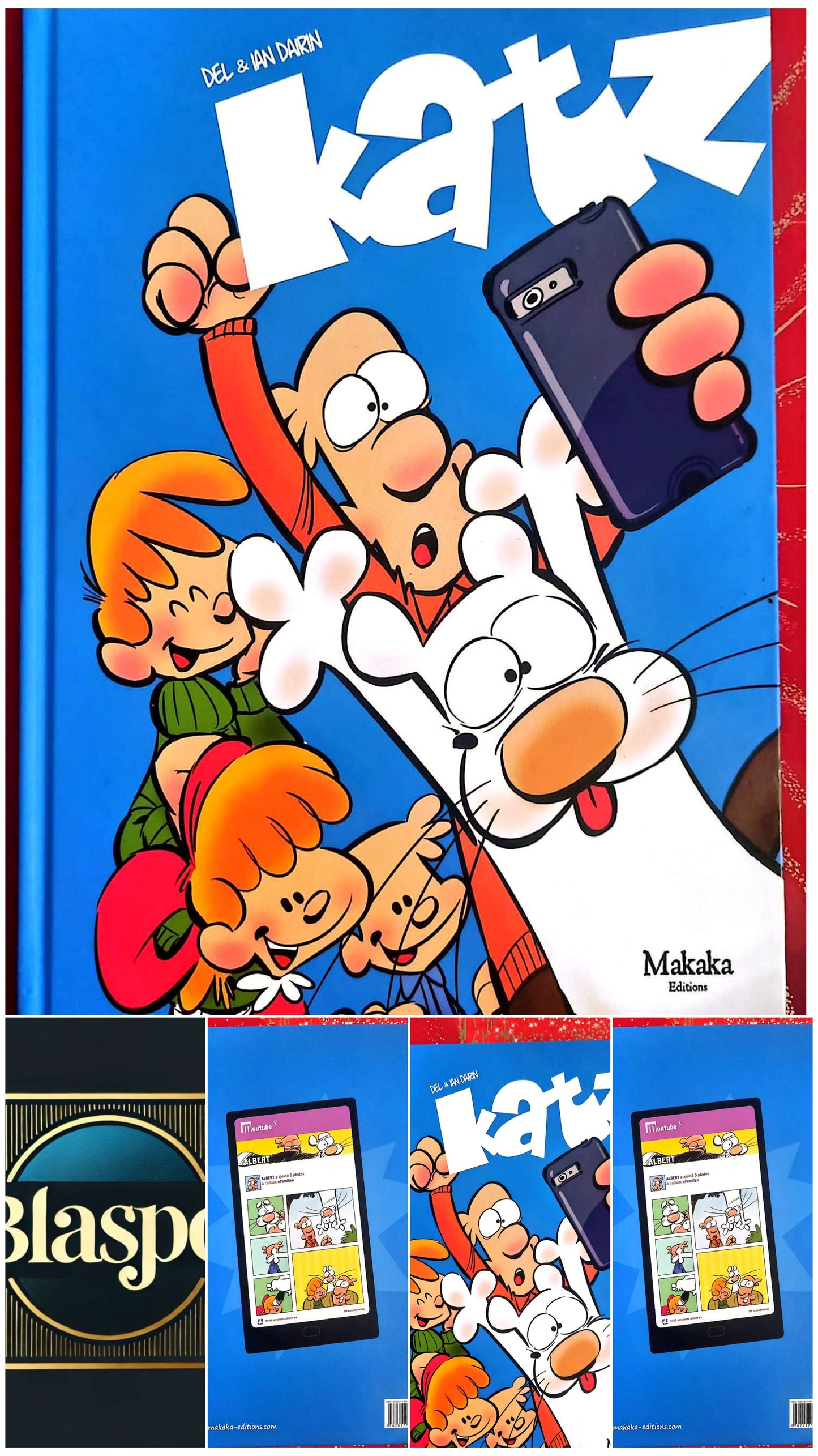 Katz – Bande dessinée humour – Album relié – Makaka Éditions