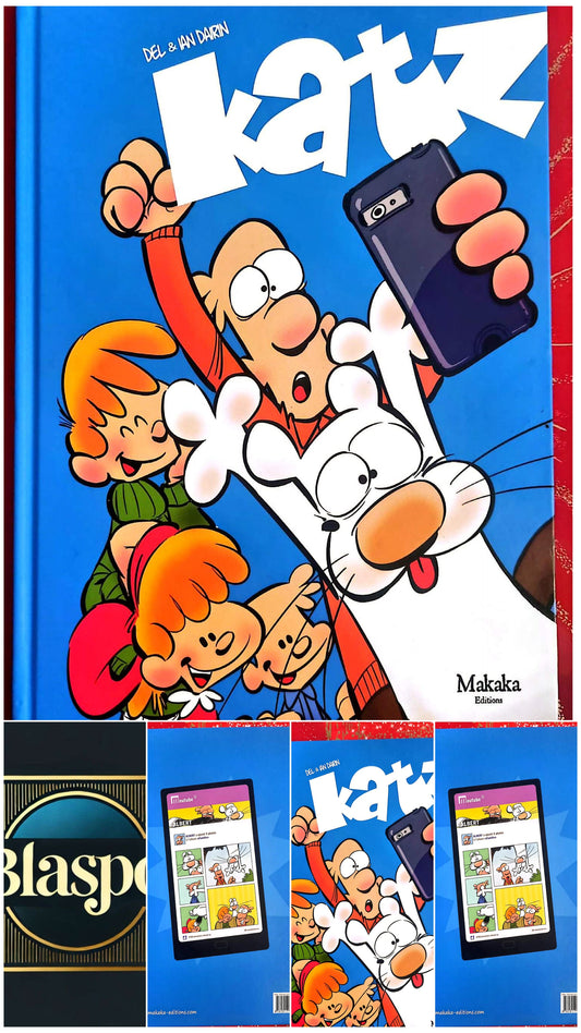 Katz – Bande dessinée humour – Album relié – Makaka Éditions