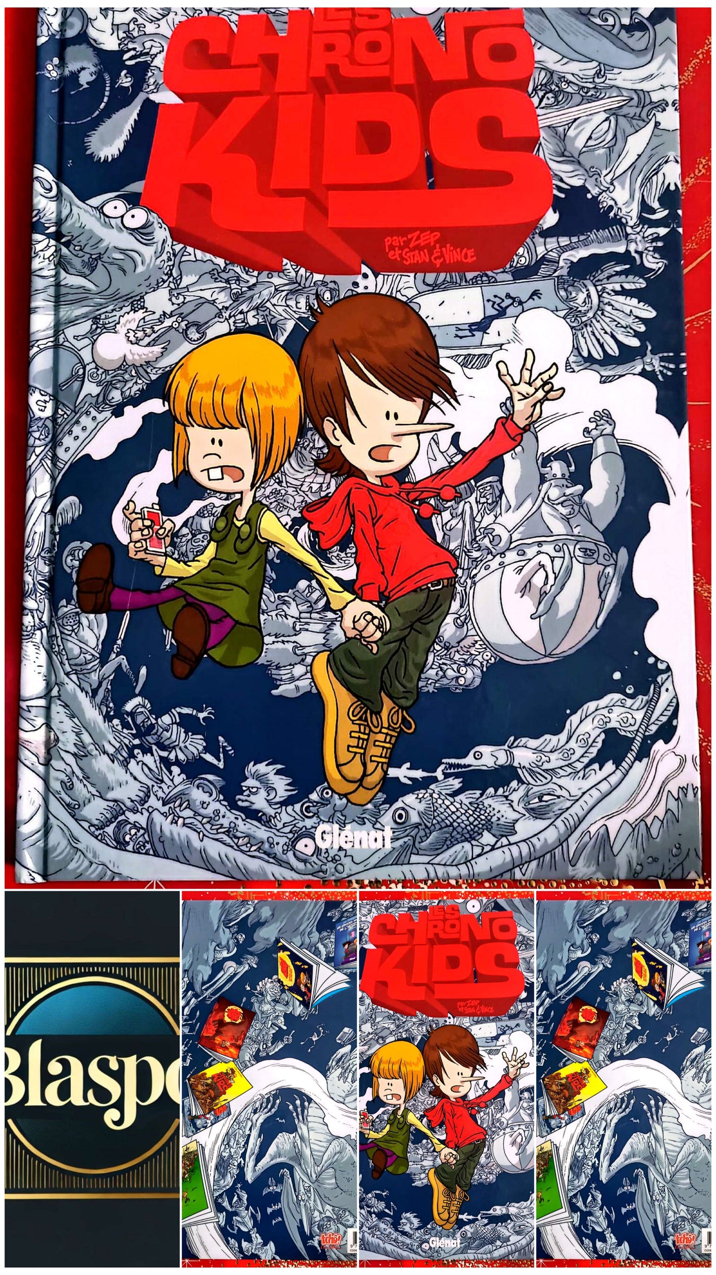 Les Chrono Kids – Bande dessinée jeunesse – Album relié – Éditions Glénat