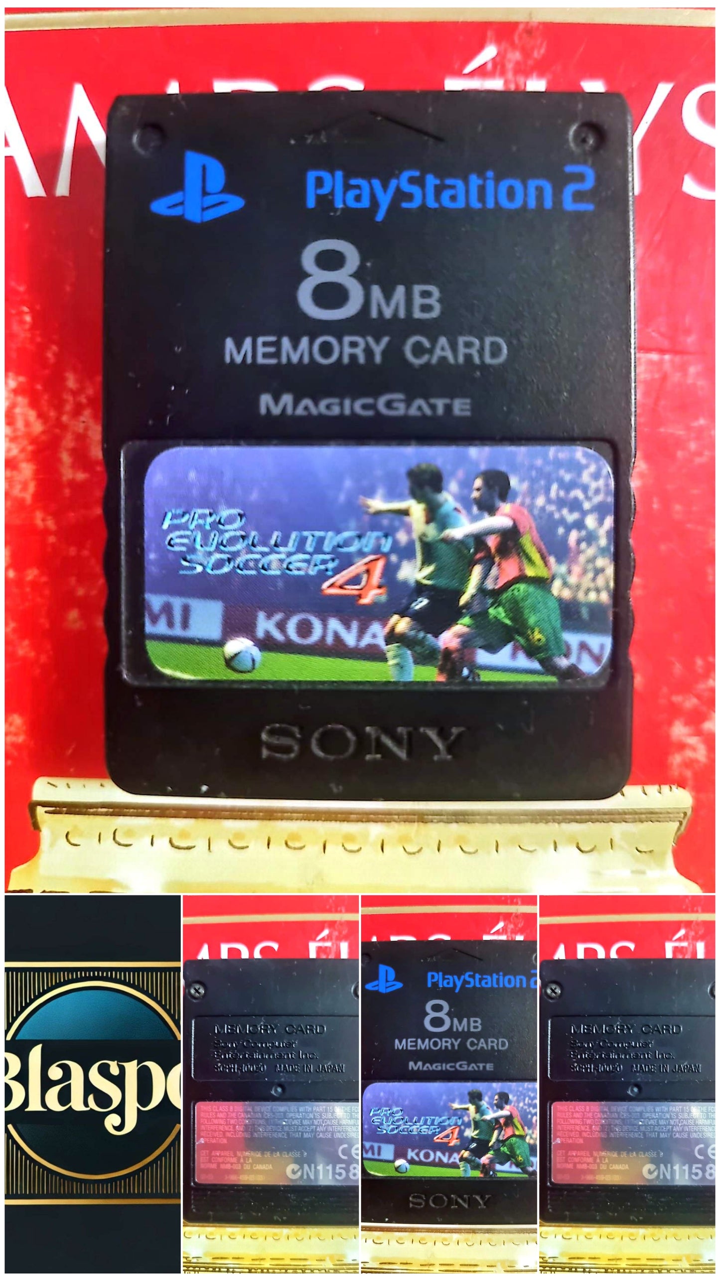 Carte Mémoire Officielle Sony PlayStation 2 PS2 – 8MB MagicGate – – Sans boîtier