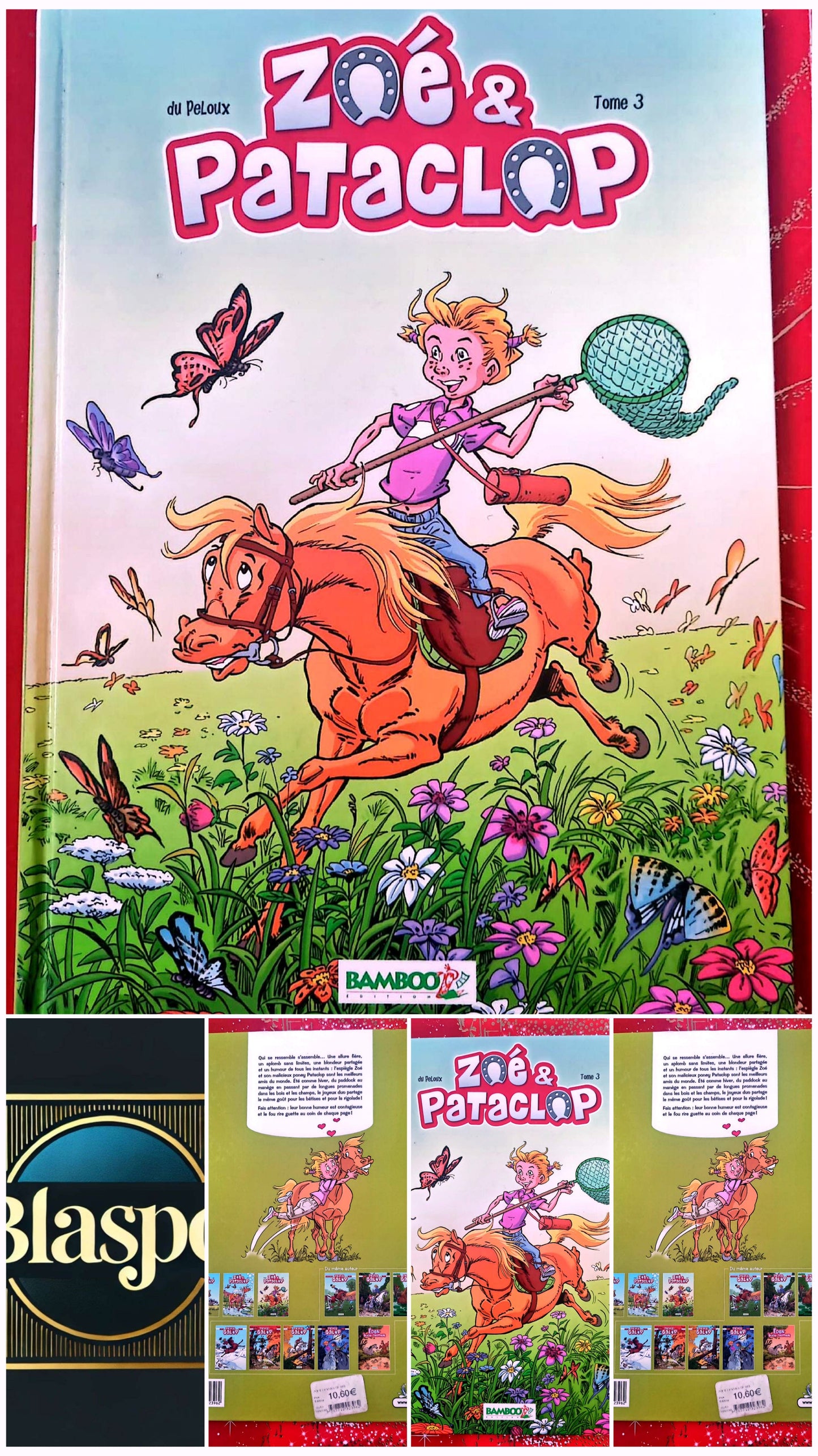 Zoé & Pataclop Tome 3 – du Peloux – Bande dessinée jeunesse – Album cartonné – Français
