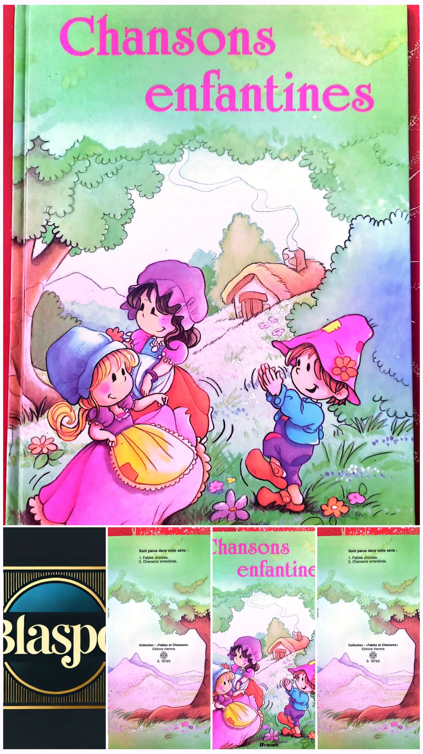 Chansons enfantines – Livre jeunesse illustré – Éditions Hemma – Album cartonné – Français