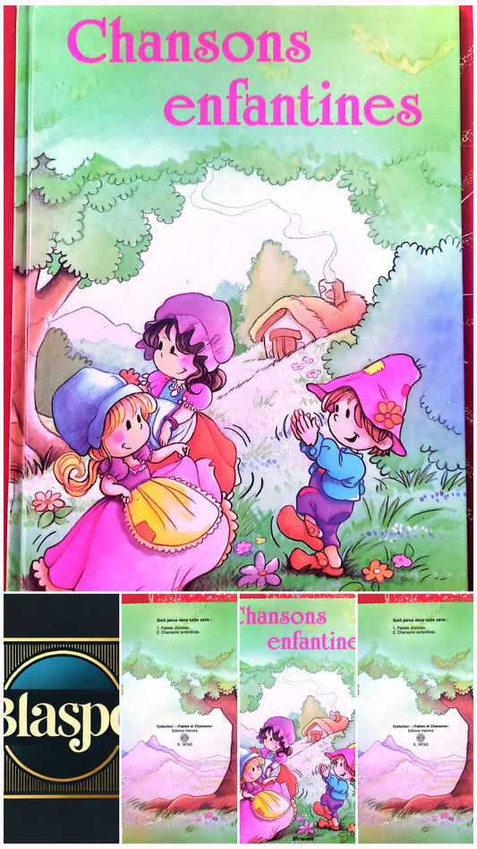 Chansons enfantines – Livre jeunesse illustré – Éditions Hemma – Album cartonné – Français