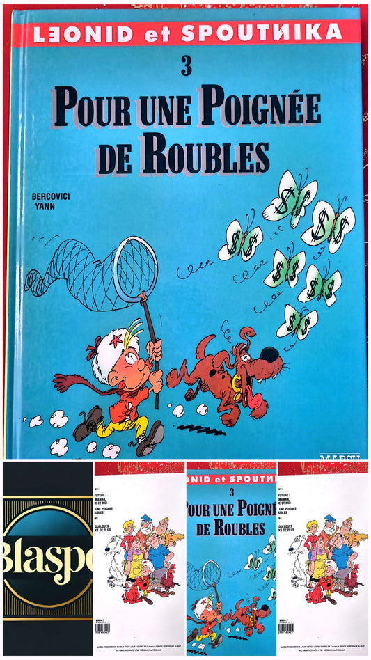Léonid et Spoutnika Tome 3 – Pour une poignée de roubles – Bande dessinée – Marsu Productions – Français
