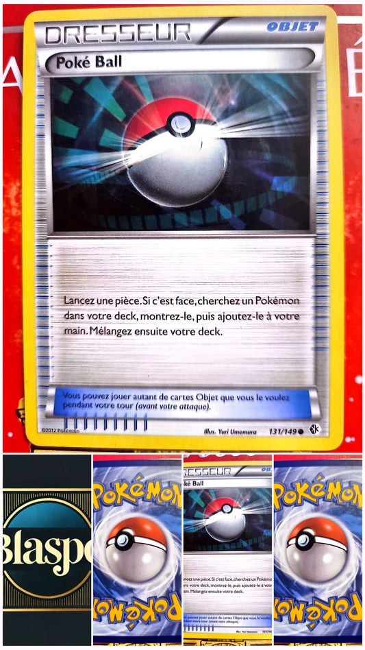 Carte Pokémon Dresseur Poké Ball 131/149 – Version française – Carte à l’unité