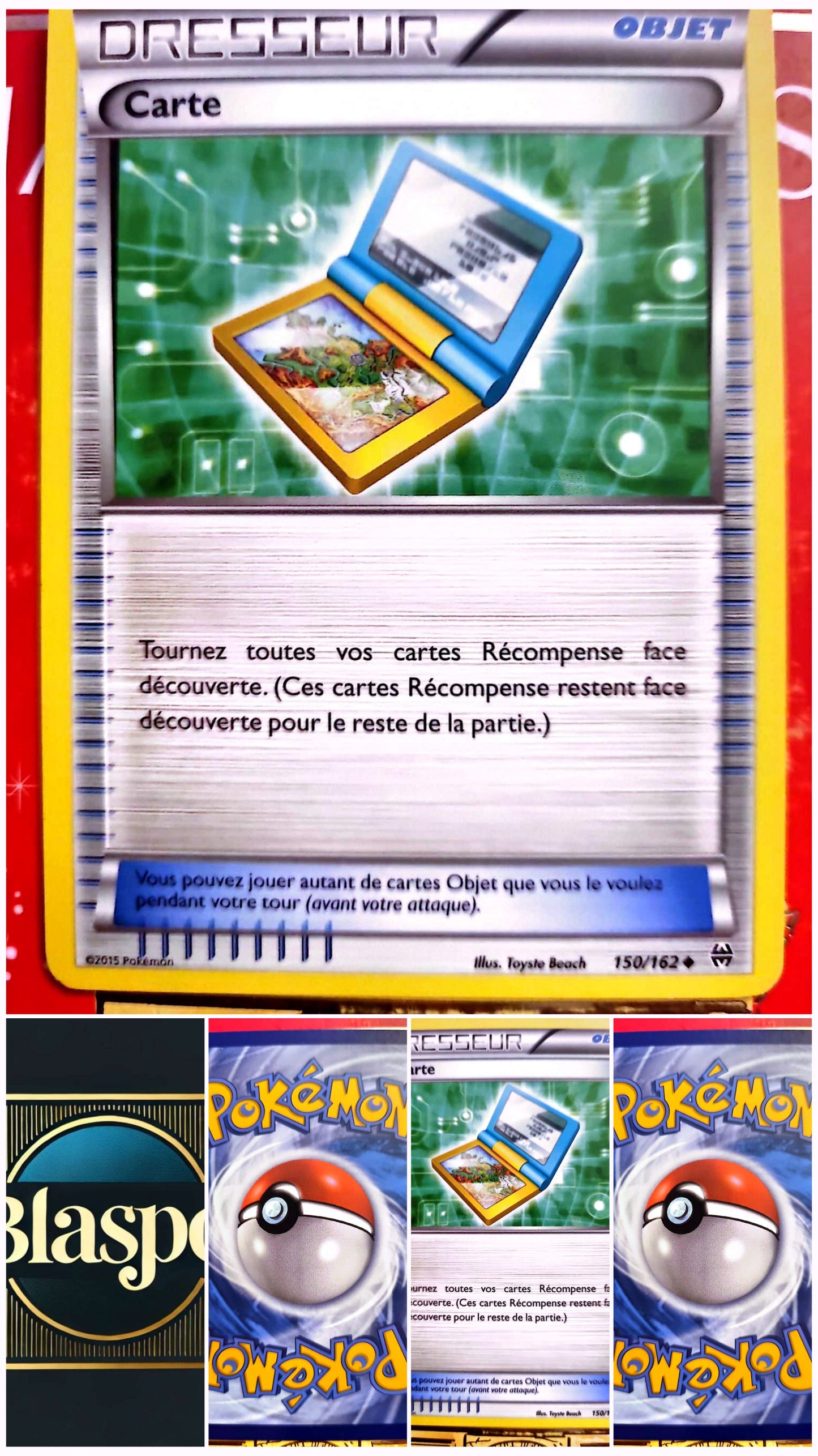 Carte Pokémon Dresseur Carte 150/162 – Version française – Carte à l’unité
