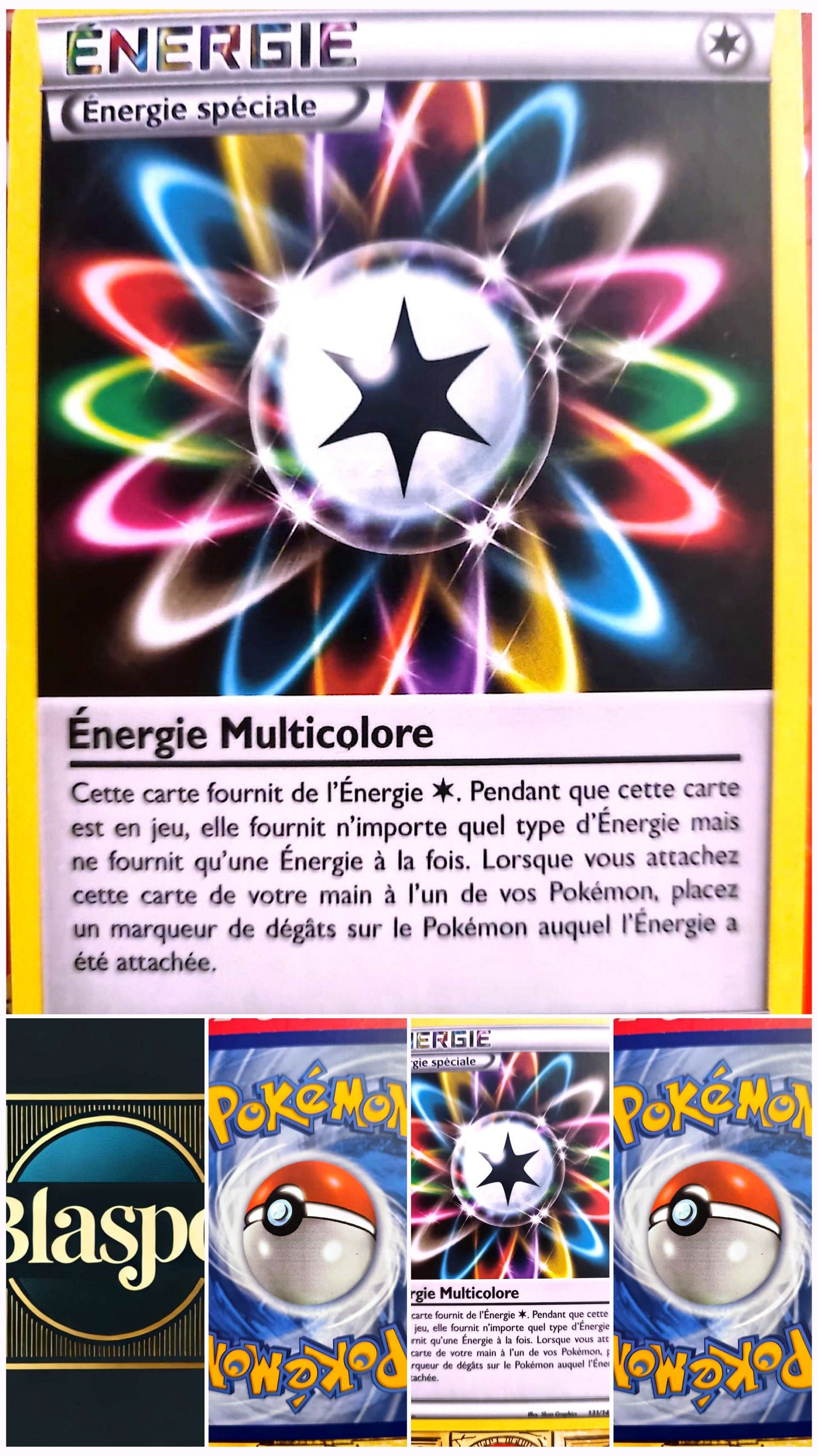 Carte Pokémon Énergie Multicolore 131/146 – Version française – Carte à l’unité