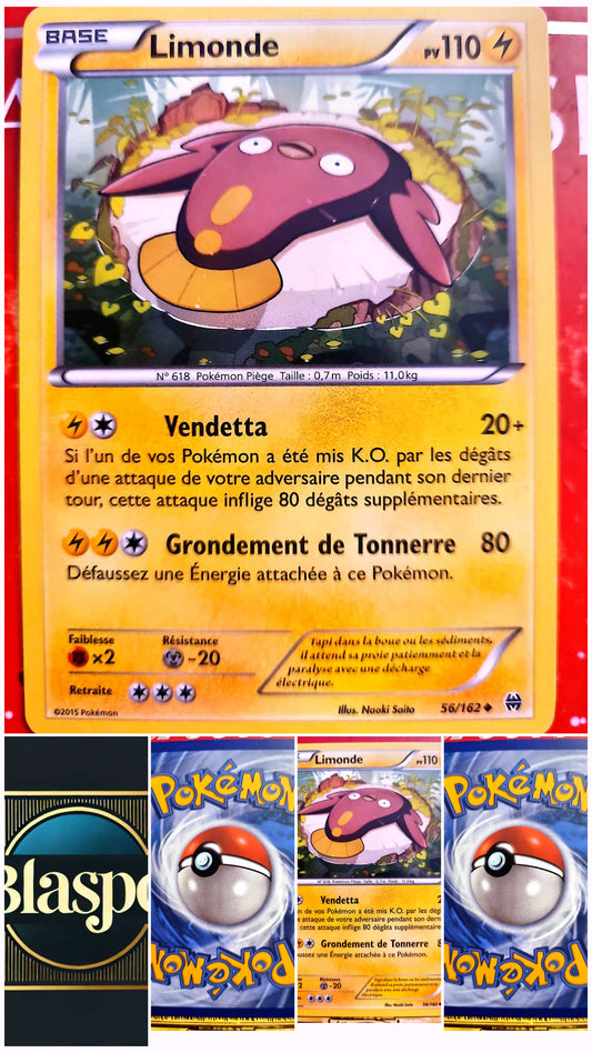 Carte Pokémon Limonde 56/162 – PV 110 – Version française – Carte à l’unité