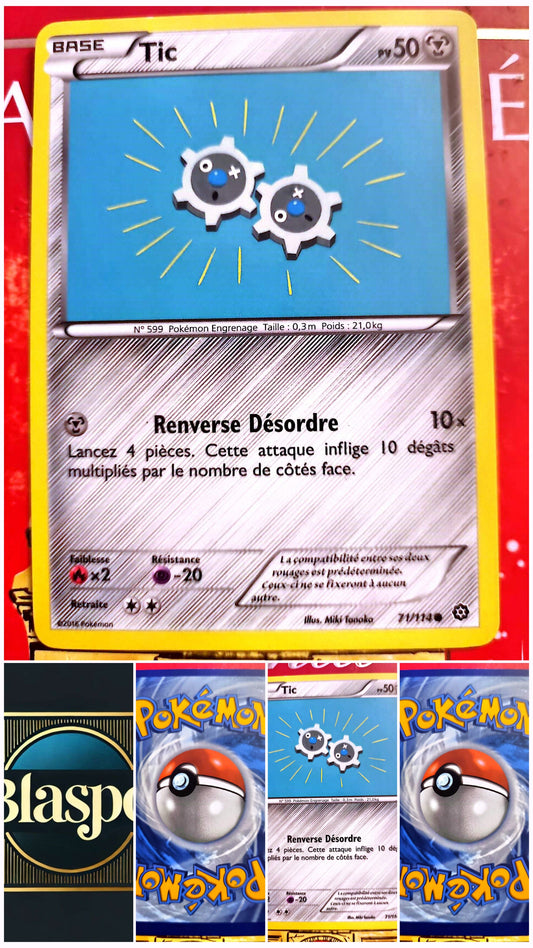 Carte Pokémon Tic 77/114 – Pokémon Engrenage – Carte Officielle Française