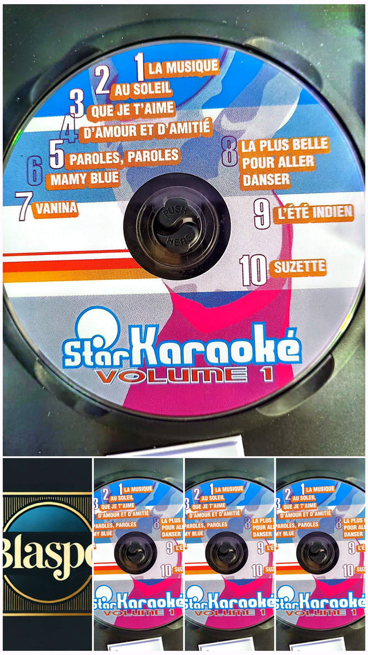 Star Karaoke – Volume 1 – CD audio – Karaoké