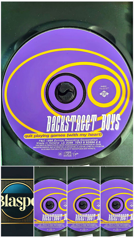 Backstreet Boys – Quit Playing Games (With My Heart) – CD Single