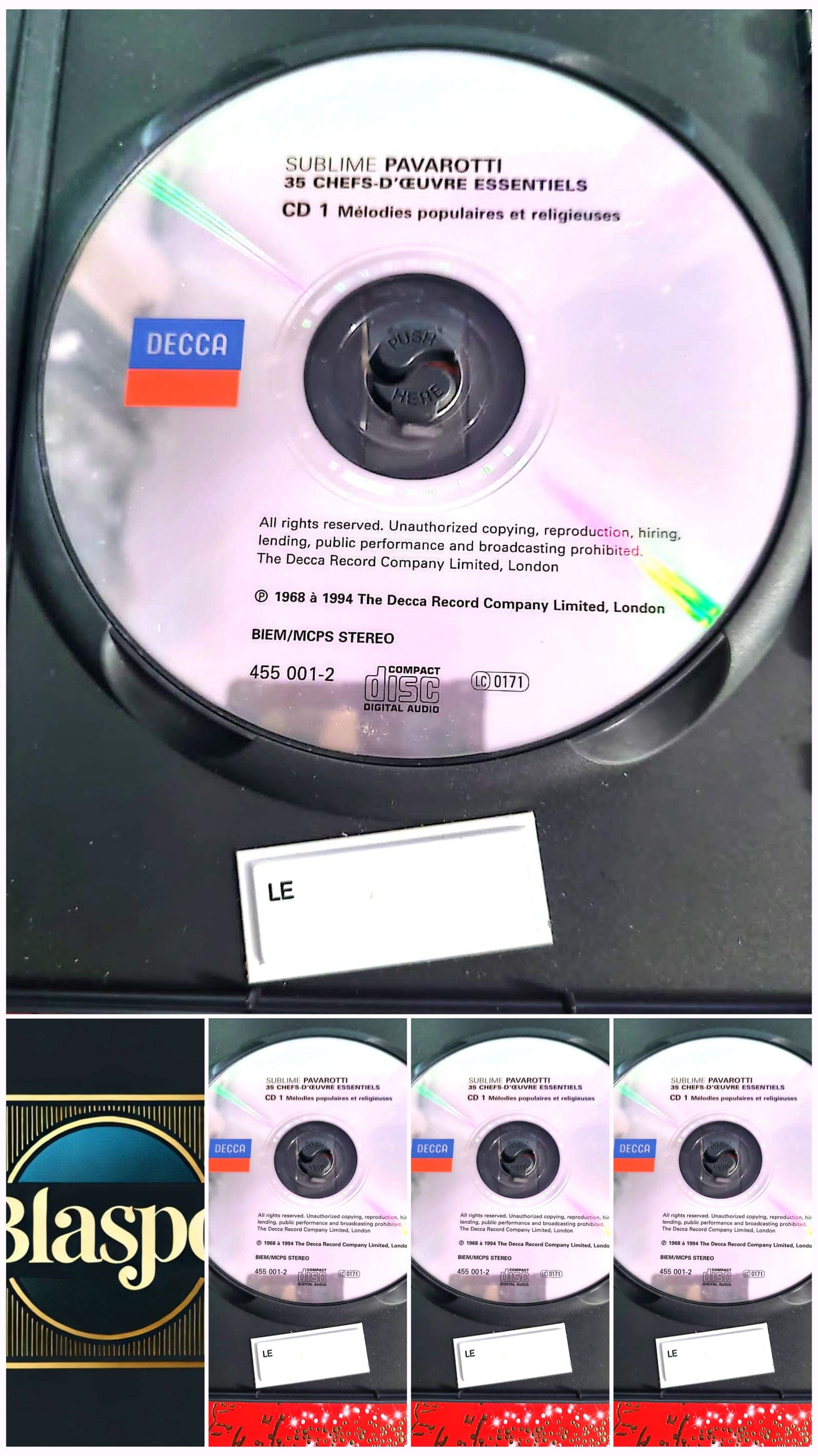 Luciano Pavarotti – 35 Chefs-d’Œuvre Essentiels – CD 1 – Musique classique