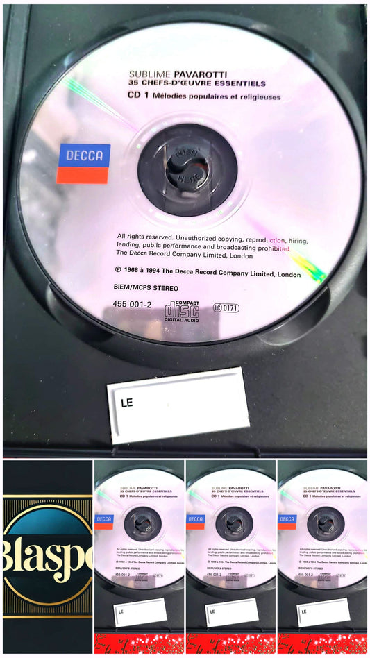Luciano Pavarotti – 35 Chefs-d’Œuvre Essentiels – CD 1 – Musique classique