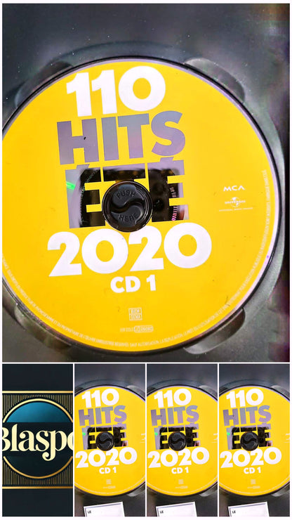 110 Hits Été 2020 – CD 1 uniquement – 1 seul CD présent – Compilation incomplète – Occasion