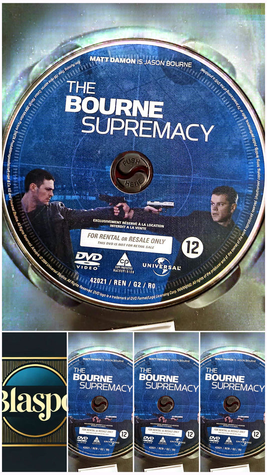 La Mort dans la Peau – The Bourne Supremacy – DVD – Édition location