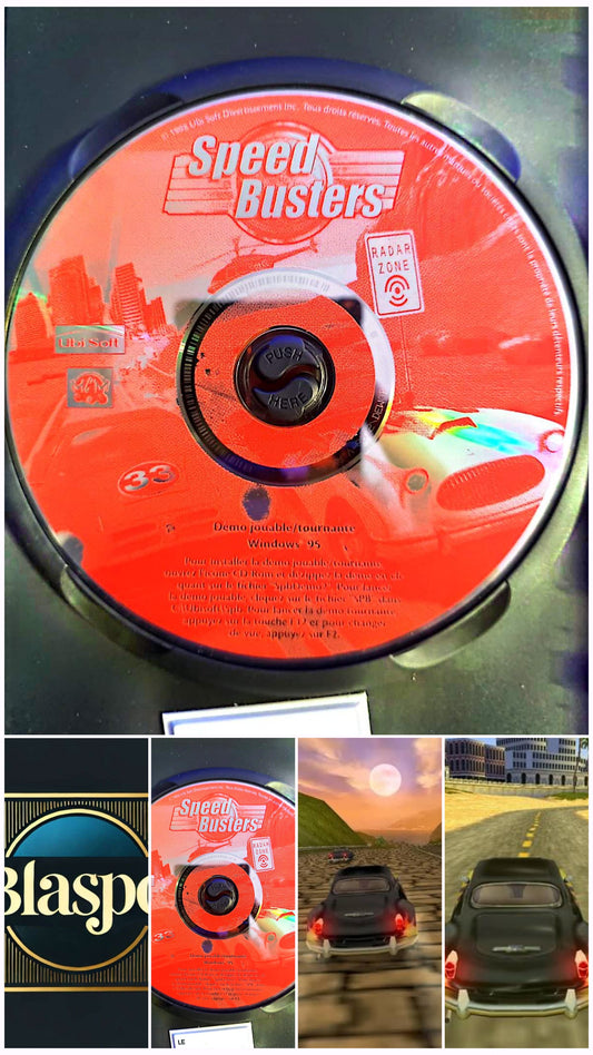 Speed Busters – Démo PC CD-ROM – Windows – CD seul sans boîtier