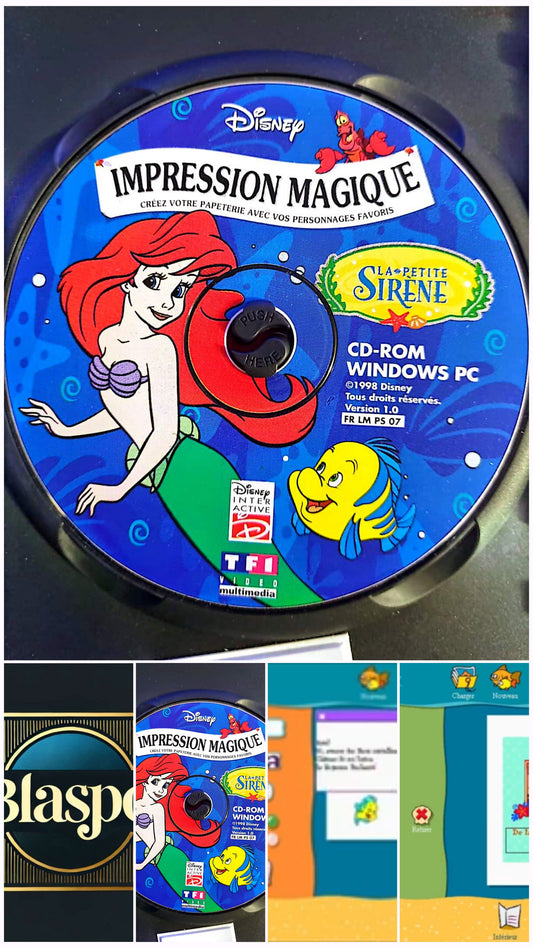 Disney Impression Magique – La Petite Sirène – CD-ROM PC – Sans boîtier