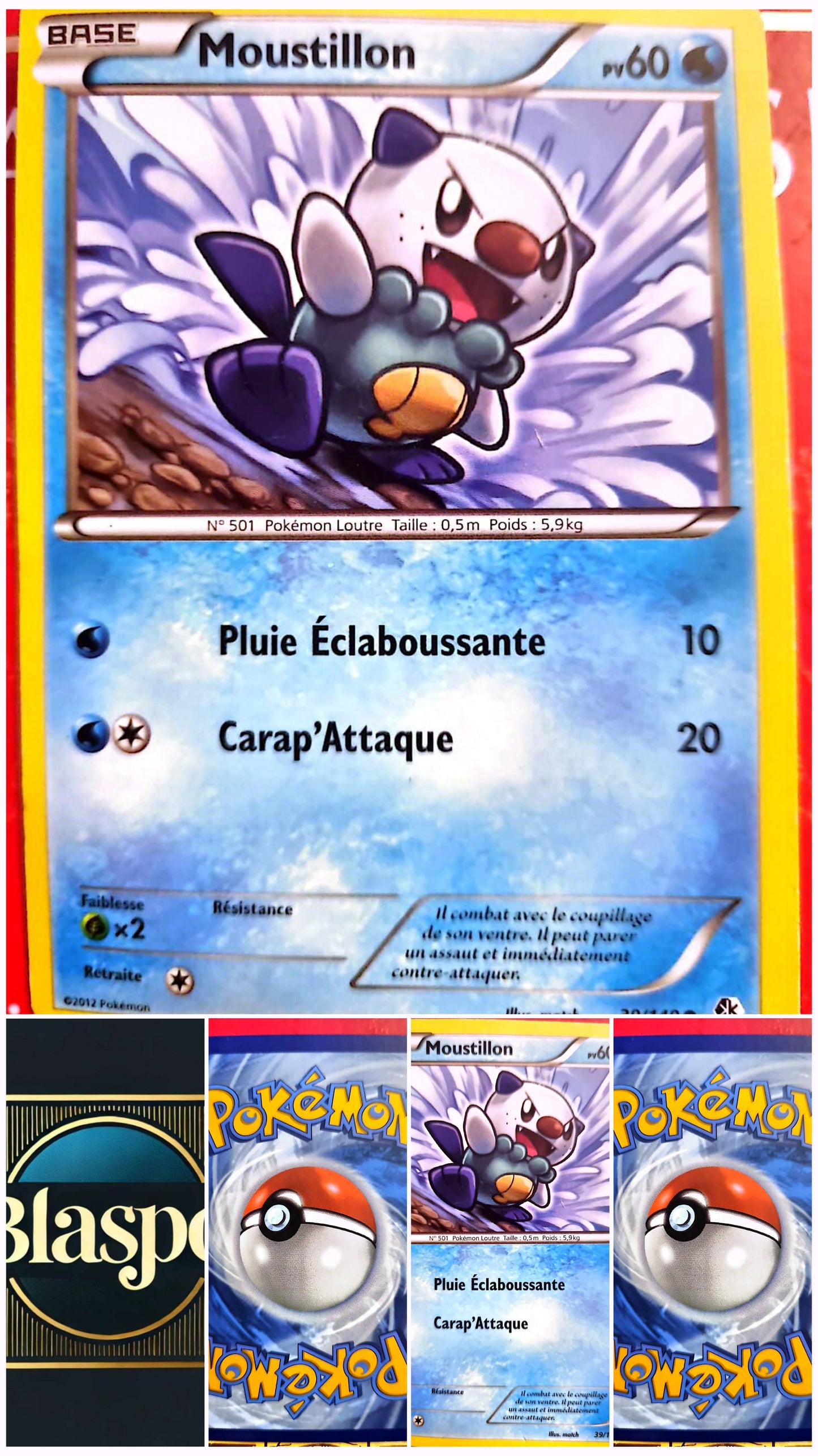 Carte Pokémon Moustillon 39/149 – Version française – Carte à l’unité