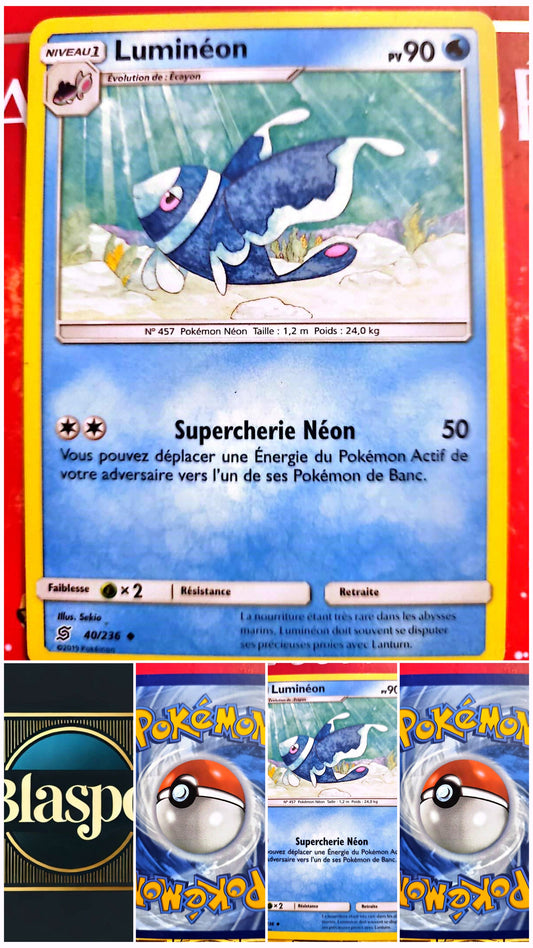 Carte Pokémon Luminéon 40/236 – Version française – Carte à l’unité