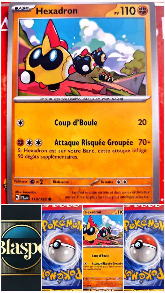 Carte Pokémon Hexadron 119/193 – Version française – Carte à l’unité