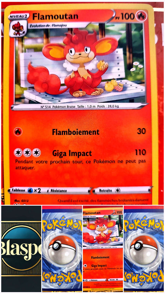 Carte Pokémon Flamoutan 027/189 – Version française – Carte à l’unité