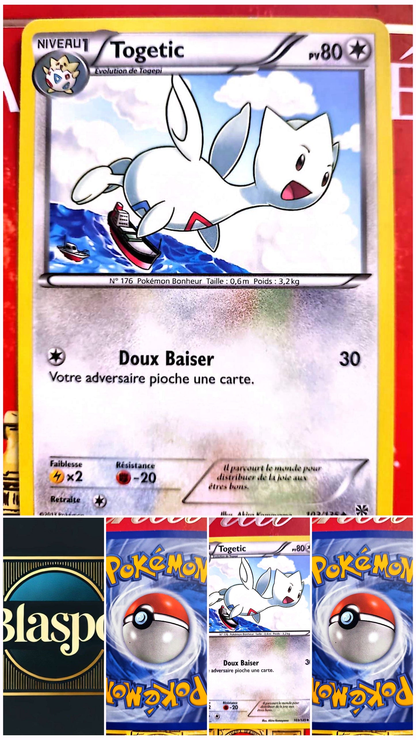 Carte Pokémon Togetic 103/135 – Version française – Carte à l’unité