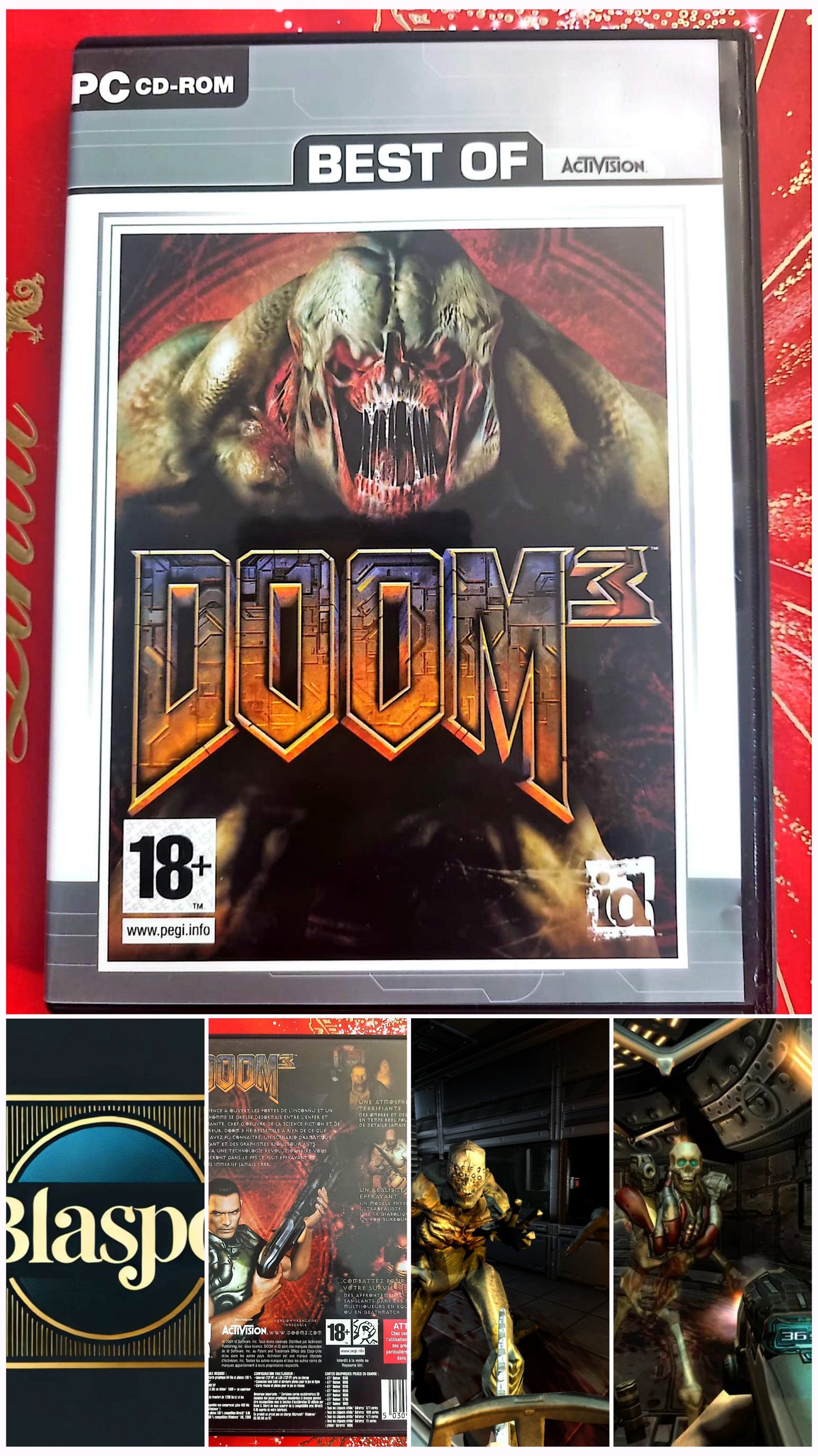 Doom 3 – PC CD-ROM – Version Complète – Sans Clé d’Installation