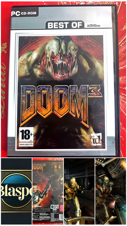 Doom 3 – PC CD-ROM – Version Complète – Sans Clé d’Installation