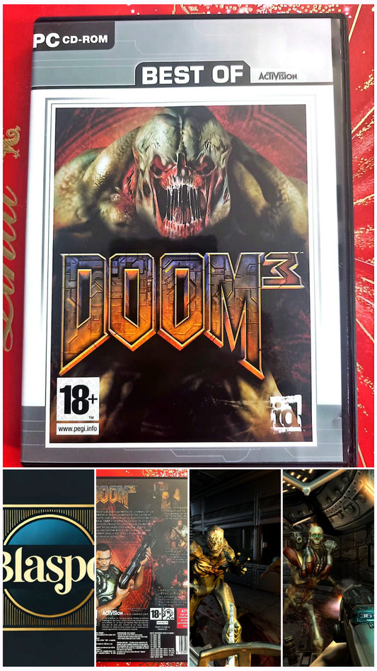 Doom 3 – PC CD-ROM – Version Complète – Sans Clé d’Installation