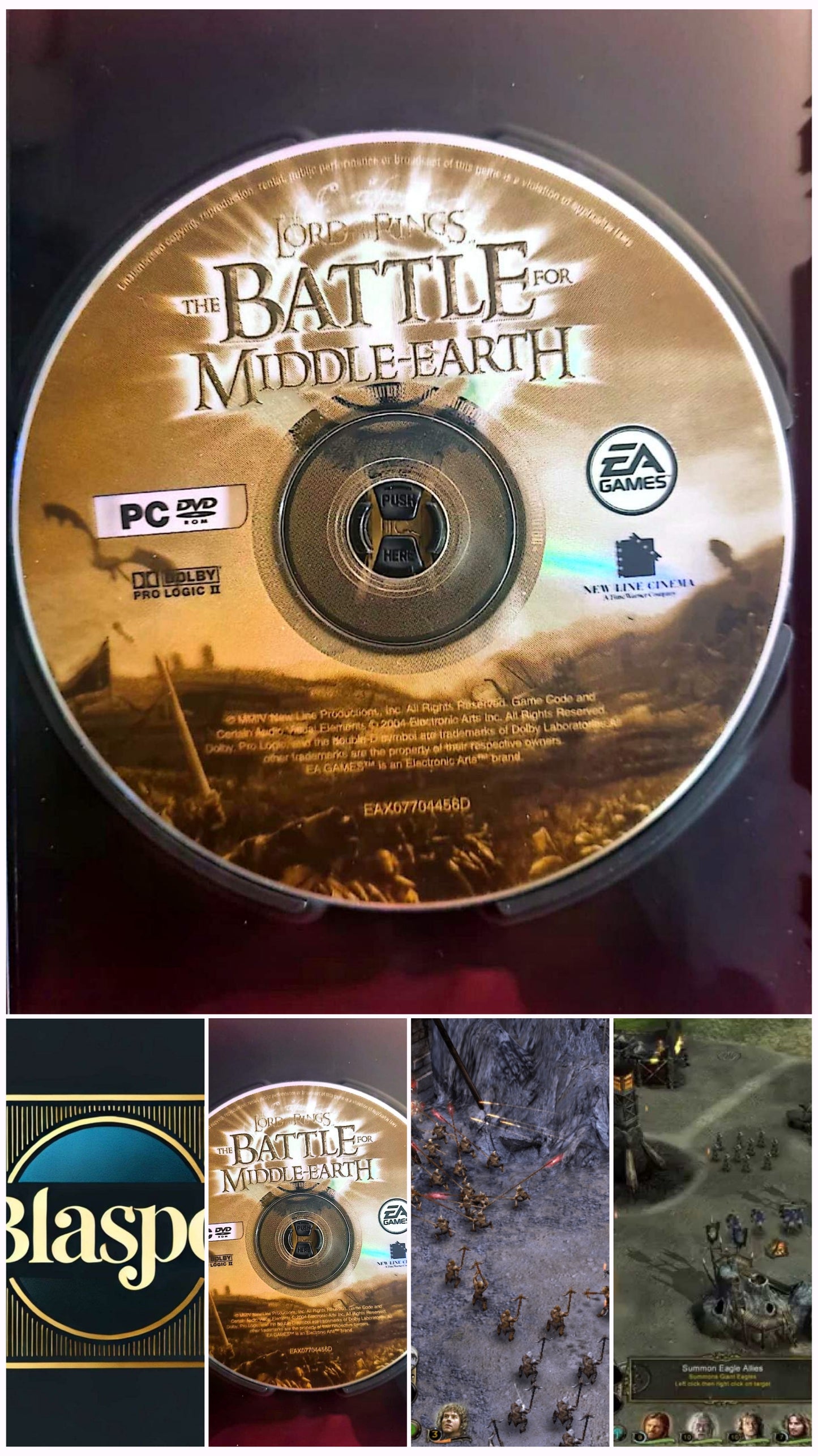 The Lord of the Rings The Battle for Middle-Earth – PC DVD-ROM – Disque Seul – Sans Clé