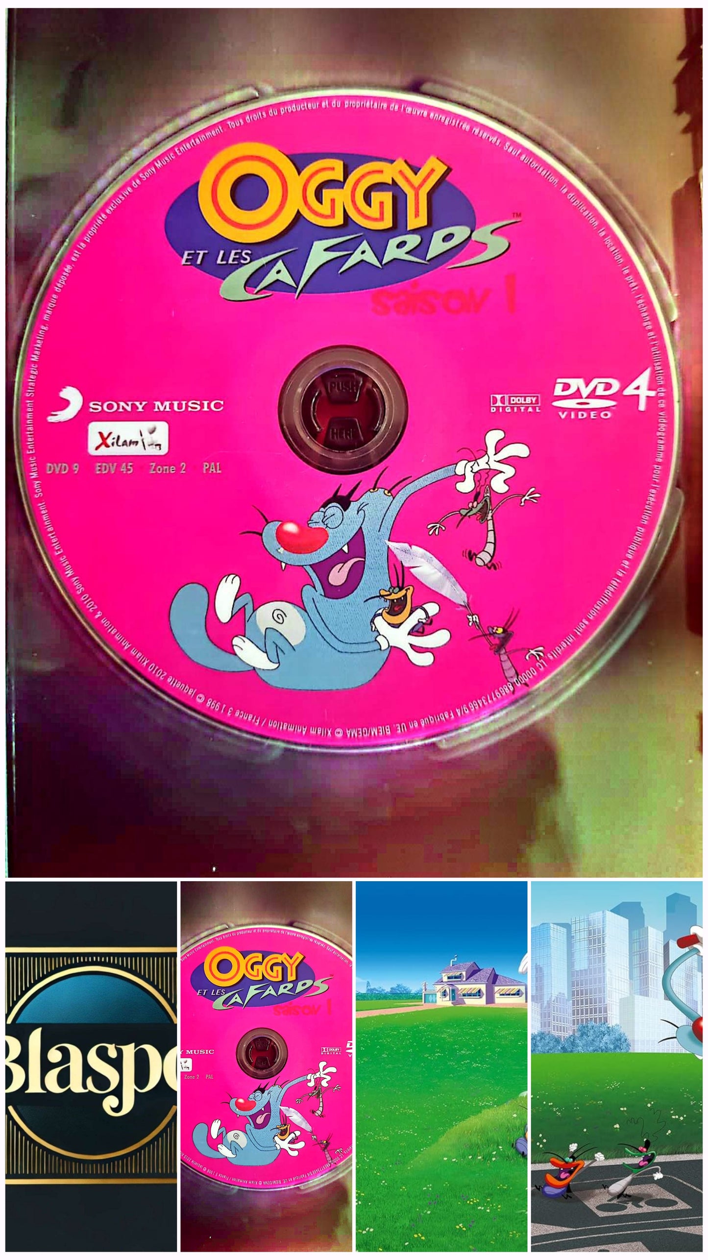 Oggy et les Cafards – Saison 1 DVD 4 – Dessin Animé – Sans Boîtier