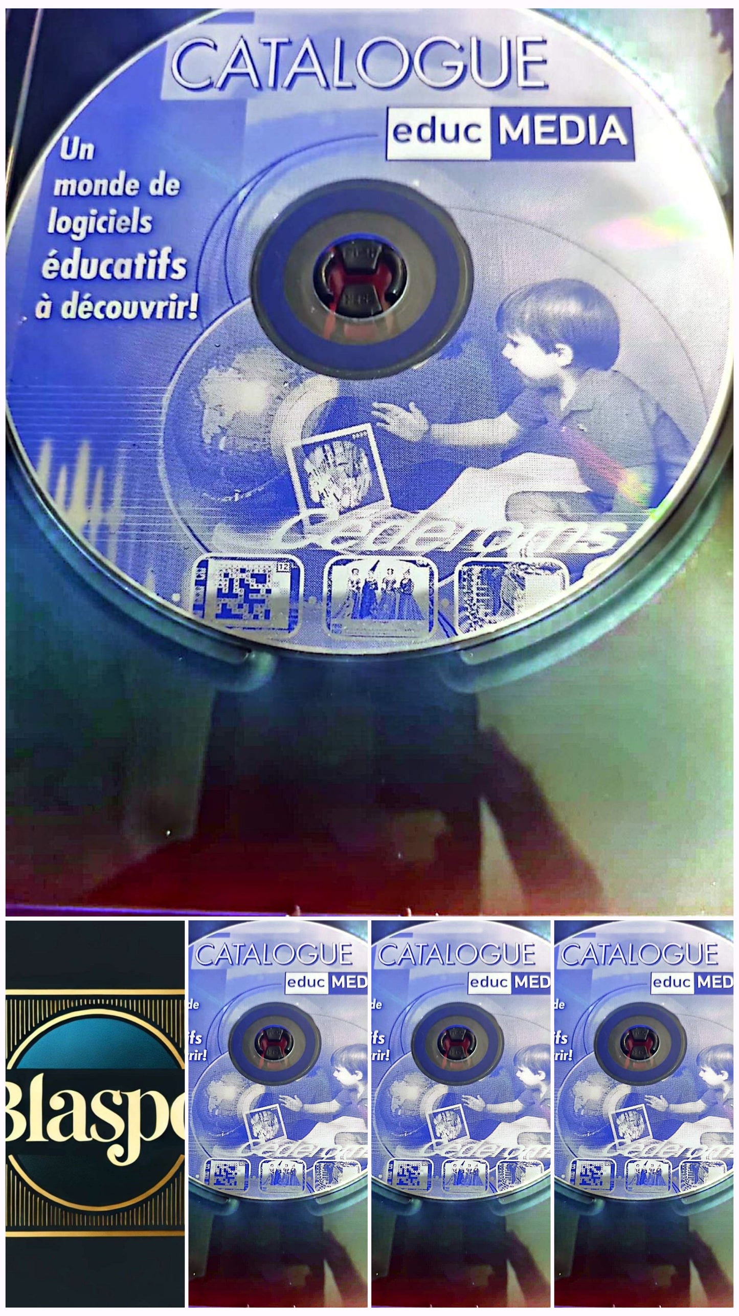 Catalogue Educ Media – CD Logiciels Éducatifs – Sans Boîtier