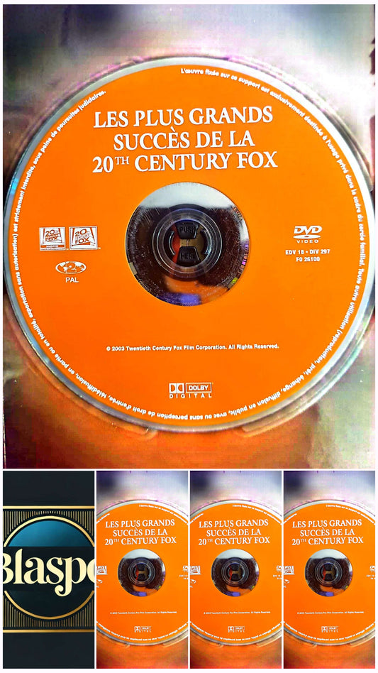 Les plus grands succès de la 20th Century Fox – Compilation Films – DVD – Sans Boîtier