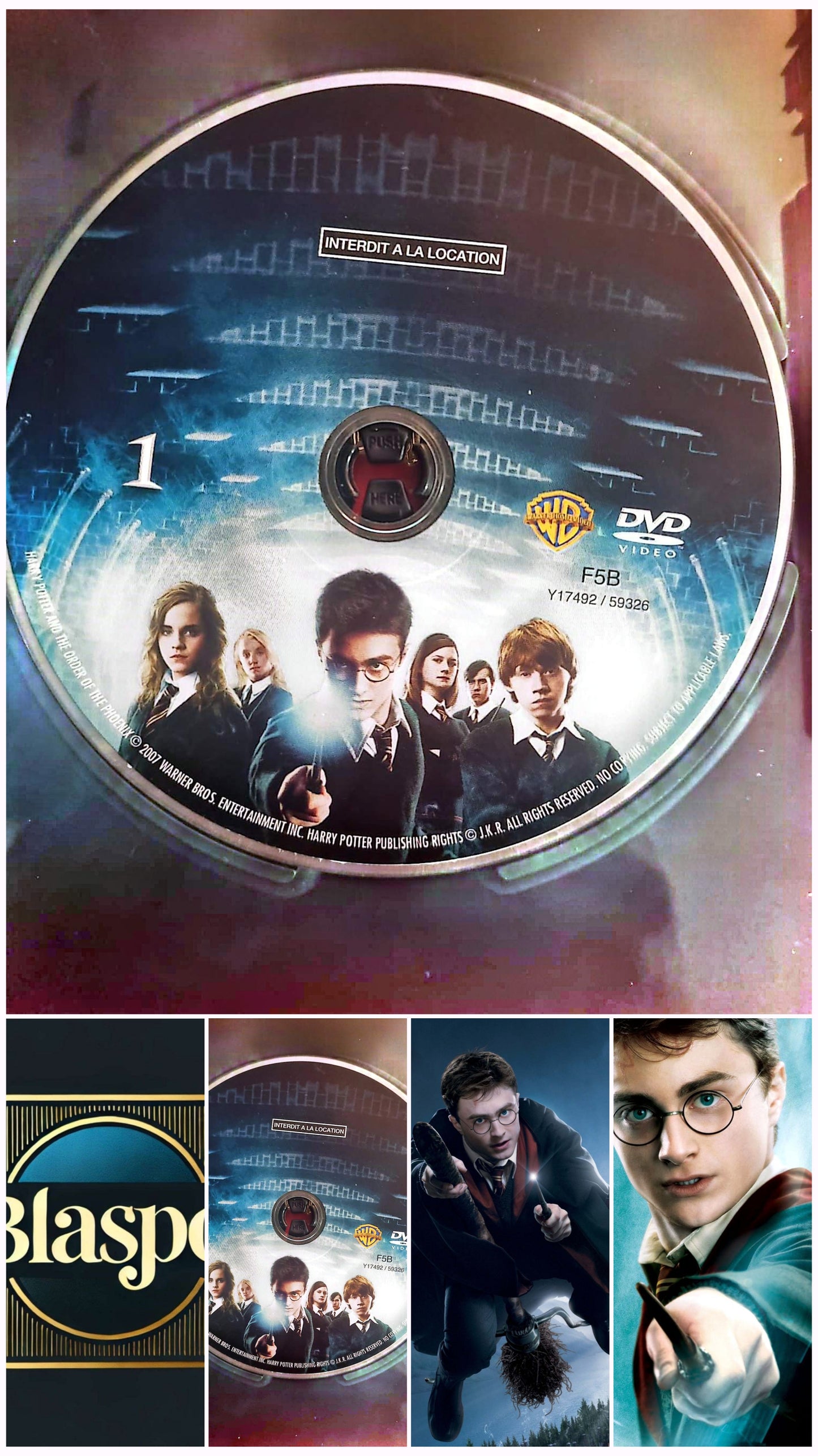 Harry Potter et l’Ordre du Phénix – DVD Vidéo – Disque 1 – DVD Seul
