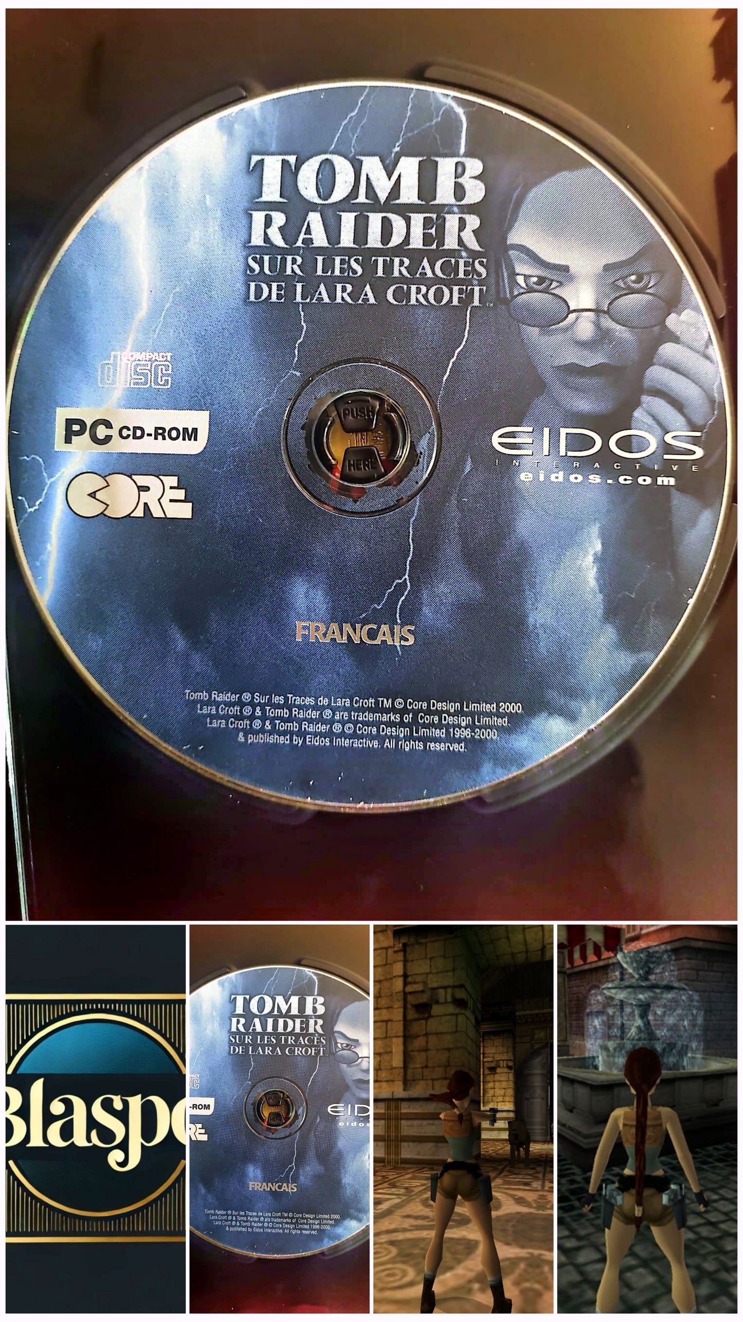 Tomb Raider – Sur les Traces de Lara Croft – Jeu PC – CD-ROM – CD Seul