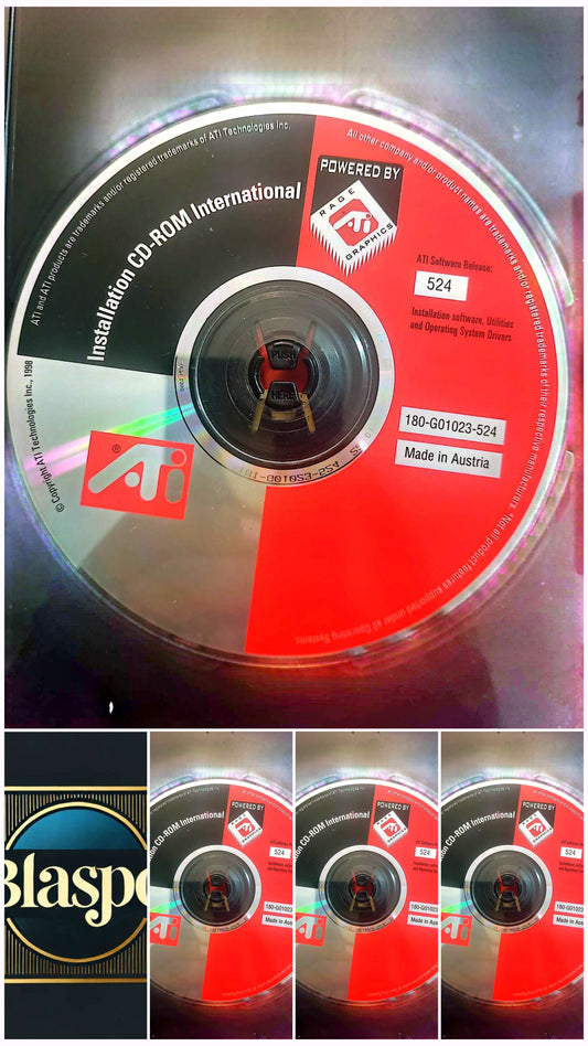 ATI Installation CD-ROM International – Pilotes Carte Graphique – Sans boîtier – Fonctionnel