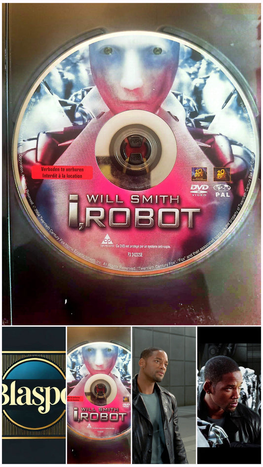 I, Robot – DVD Film Science-Fiction – Will Smith – Sans boîtier – Fonctionnel