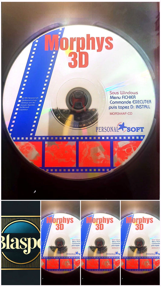 Morphys 3D – Logiciel PC Création Effets Photo 3D – CD-ROM – Avec boîtier – Fonctionnel