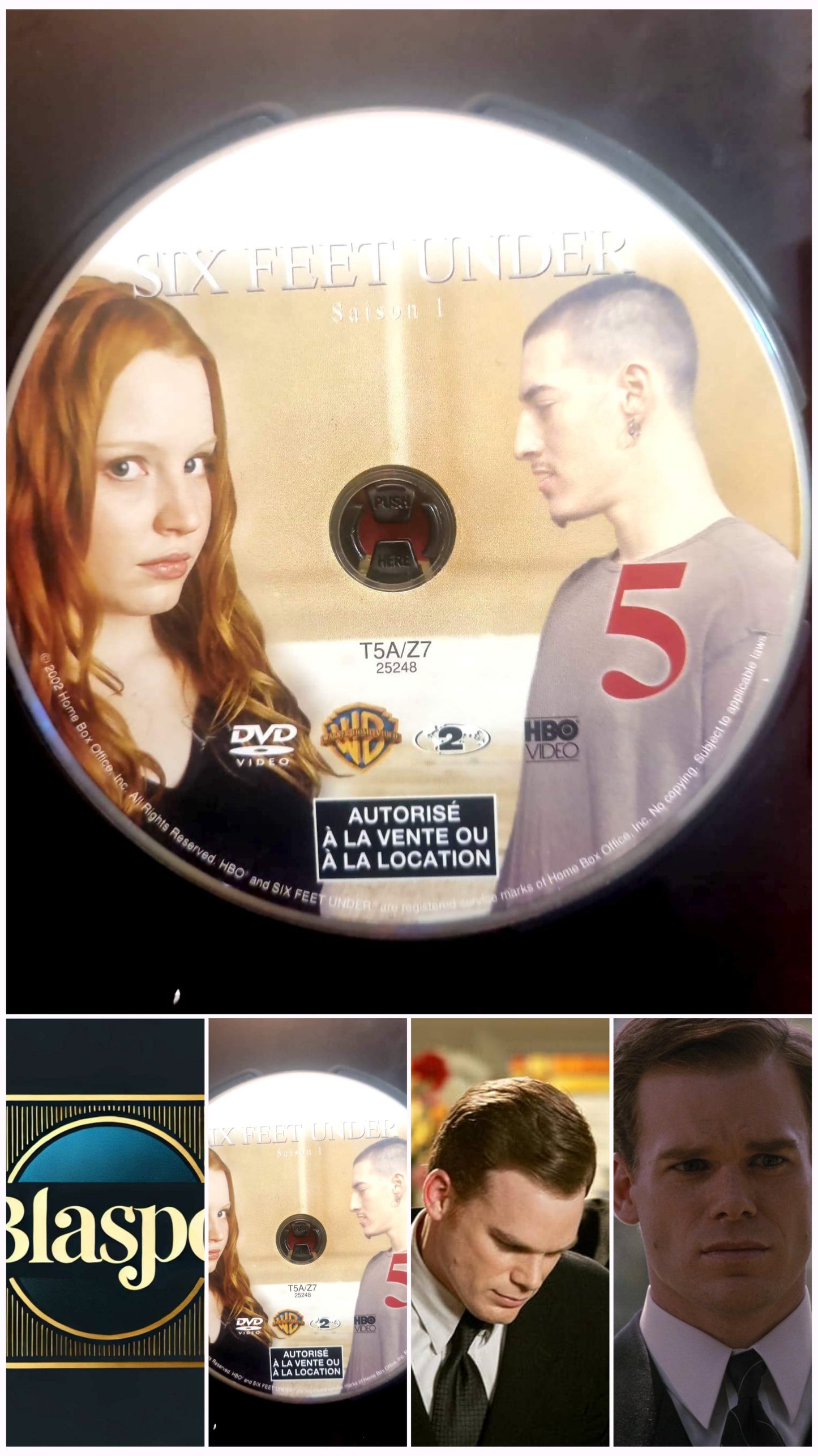Six Feet Under – Saison 1 – DVD Série TV HBO – Disque 5 – Avec boîtier – Fonctionnel