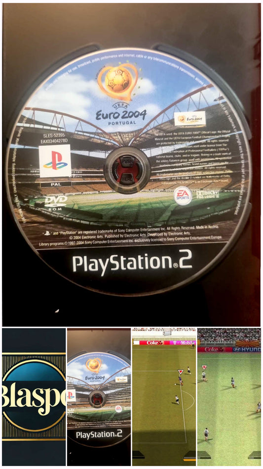 UEFA Euro 2004 Portugal – Jeu PS2 – Football – Disque seul – Fonctionnel – Sans boîtier – PAL
