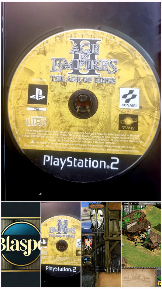 Age of Empires II – The Age of Kings – Jeu PS2 – Disque seul – Fonctionnel – Sans boîtier – PAL