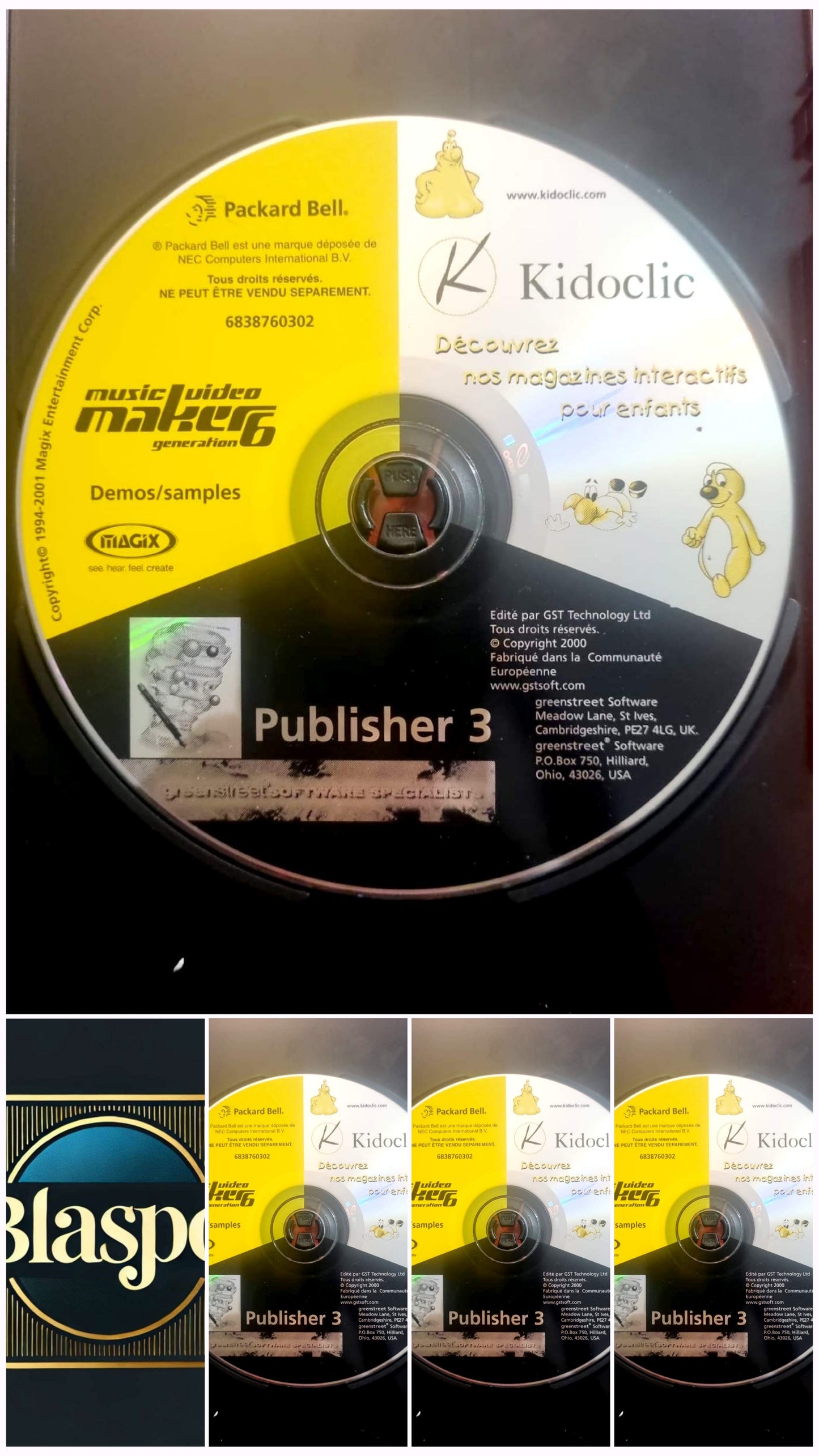 Music Maker Generation 6 – Publisher 3 – CD-ROM PC – Disque seul – Fonctionnel – Sans boîtier