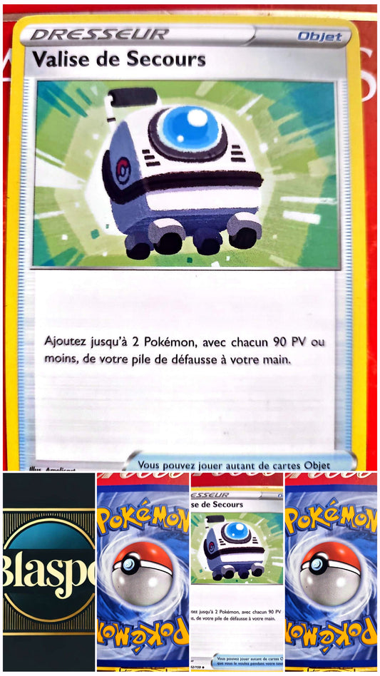 Carte Pokémon Dresseur – Valise de Secours – Objet – Carte Officielle – FR