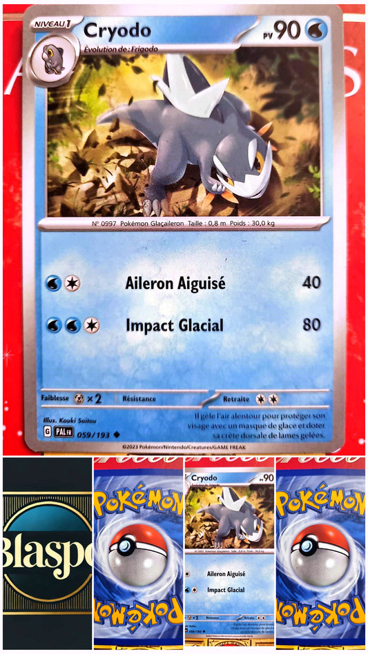 Carte Pokémon Cryodo PV 90 – Évolution – Carte Officielle – Française