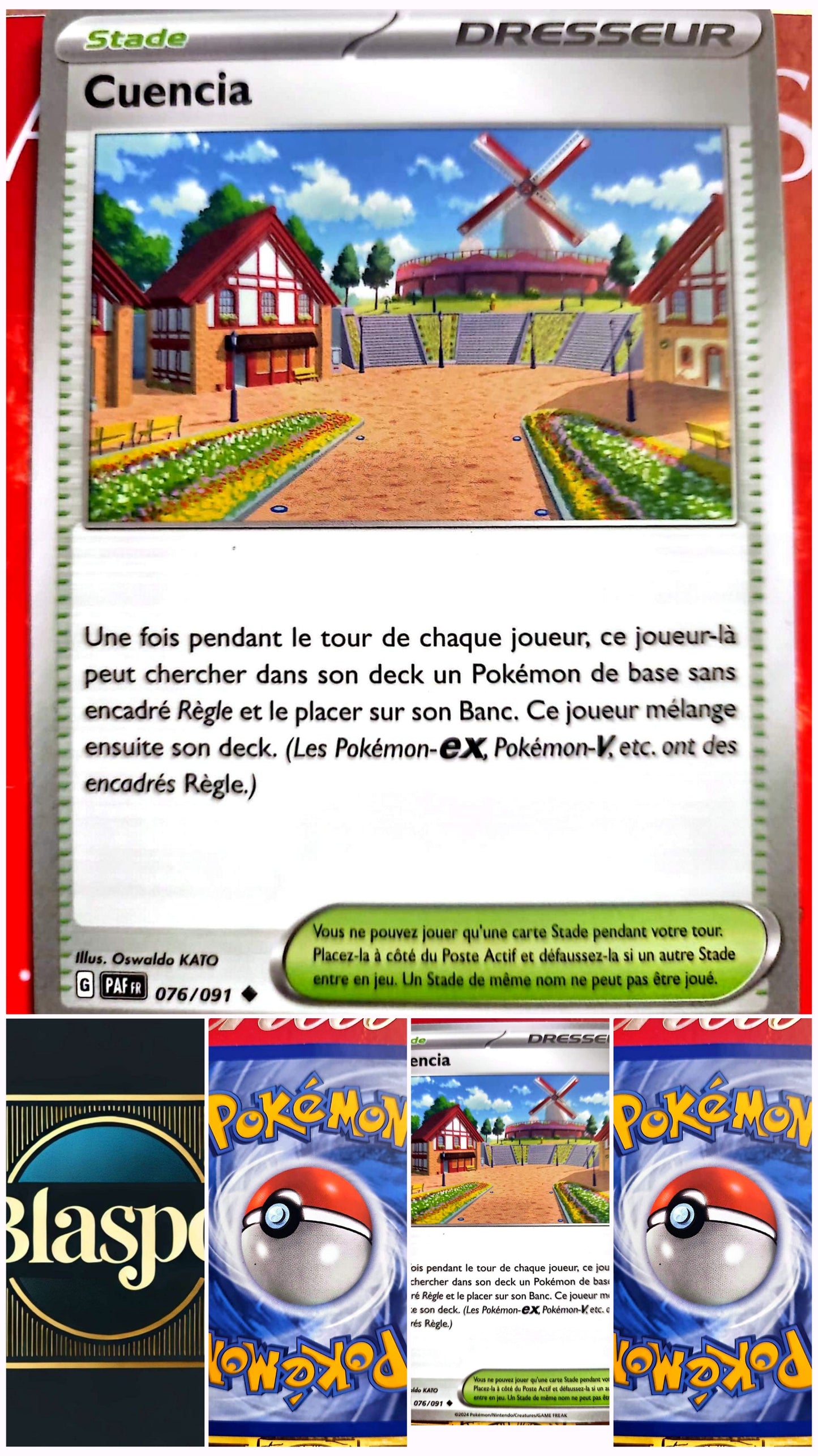 Carte Pokémon Dresseur – Cuencia – Stade – Carte Officielle – FR