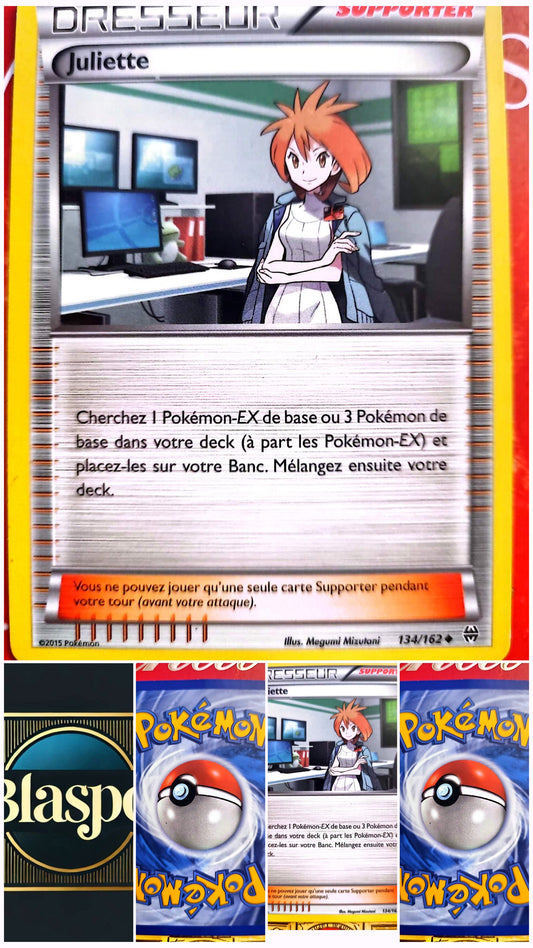 Carte Pokémon Dresseur Supporter – Juliette – Carte Officielle – FR